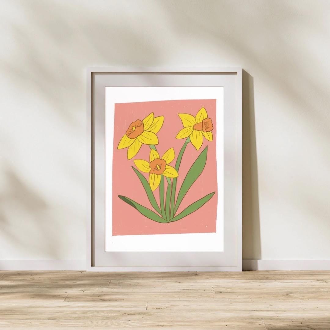 Welsh Daffodil A4 Art Print
