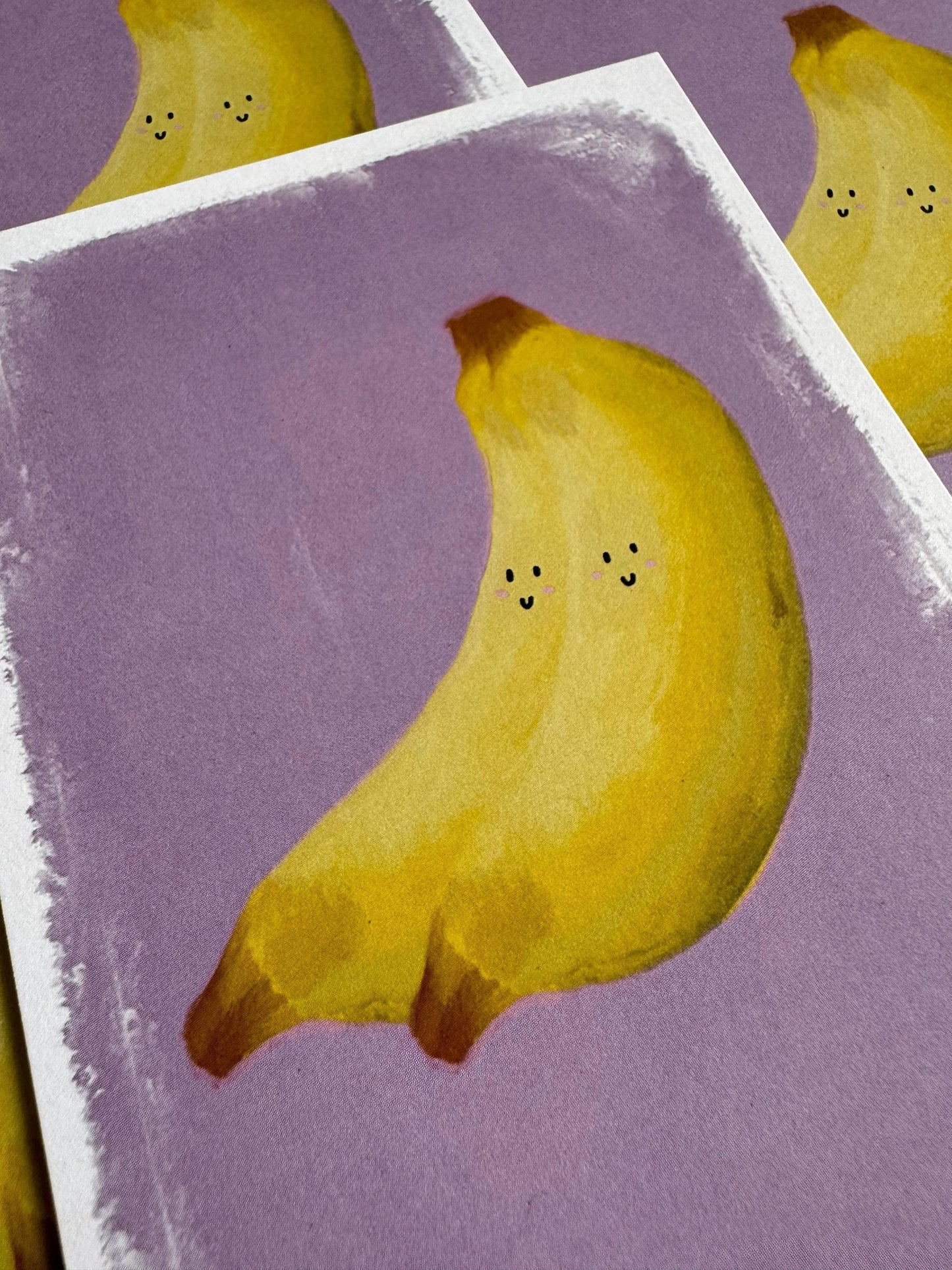 Happy bananas | A6 Blank Back Postcard