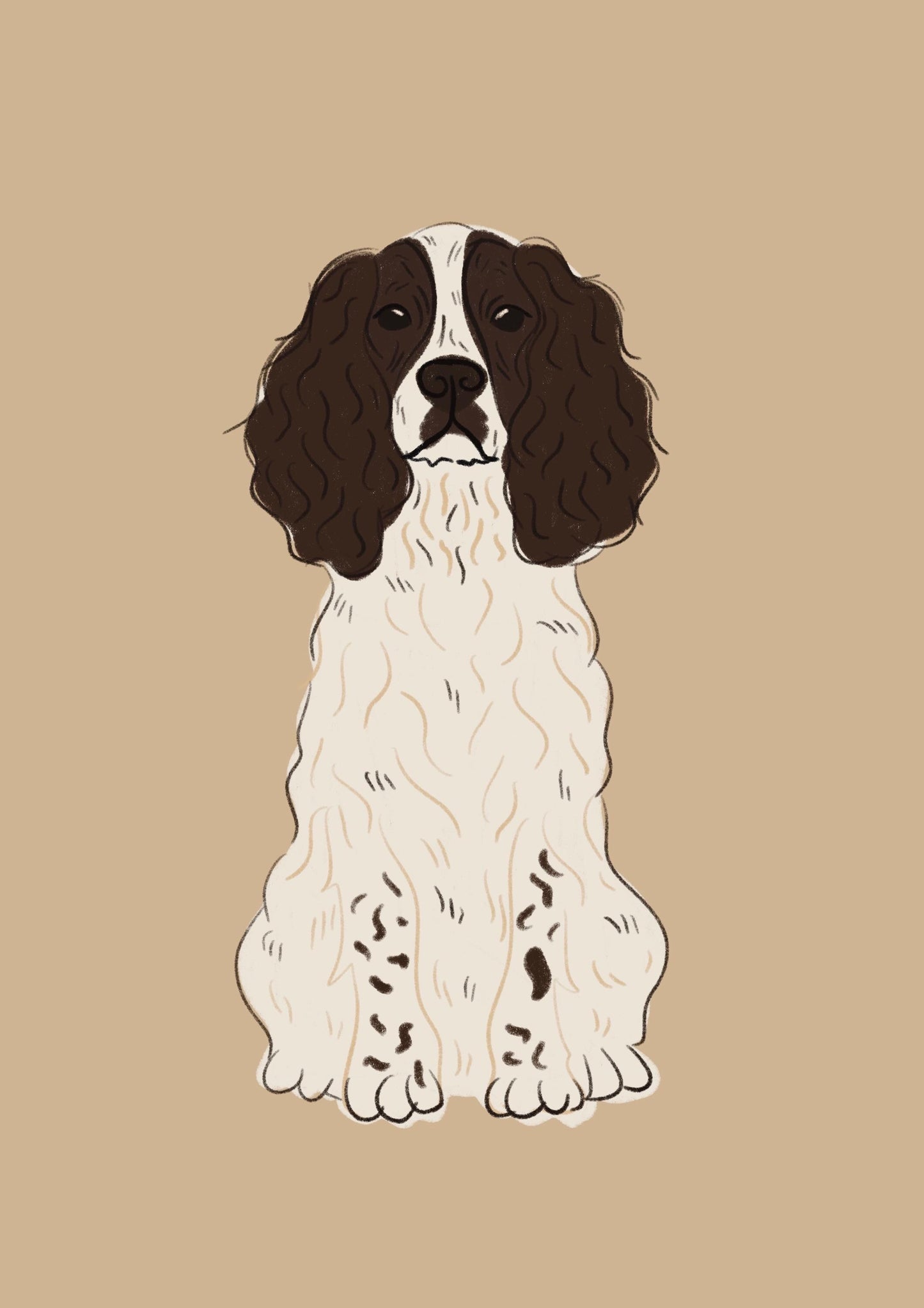 Custom full length portrait illustration