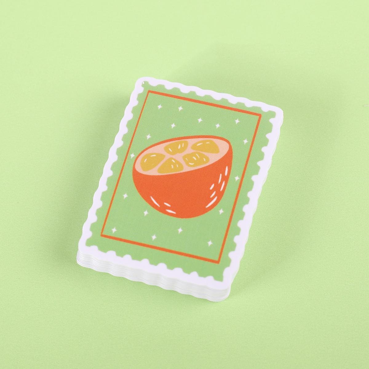 Orange stamp | Sticker