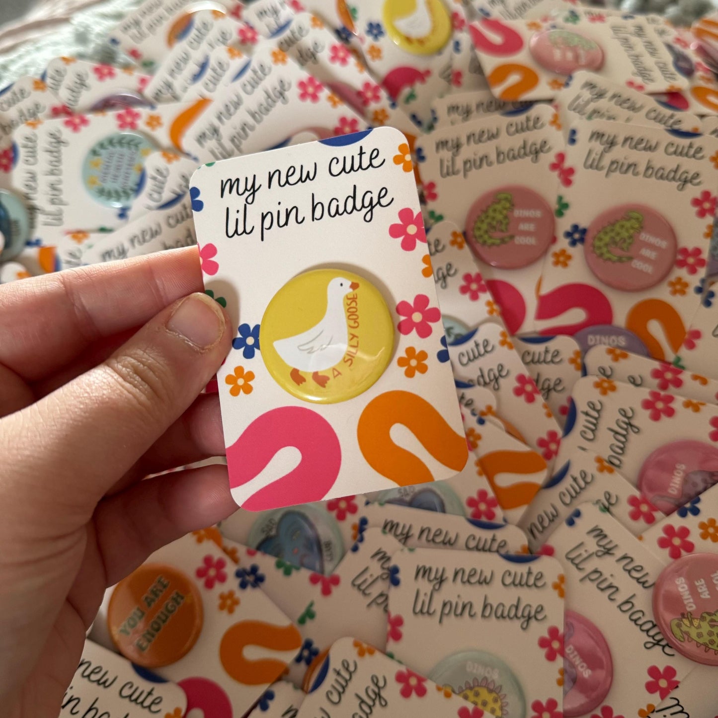 Quirky Silly Goose Pin - Wearable Humor for Your Jacket