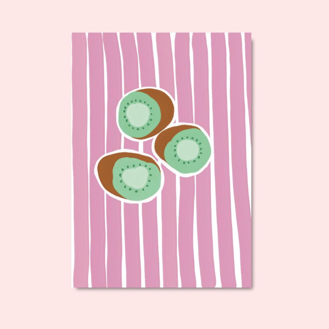 Kiwi | Art Print | Colourful Fruit
