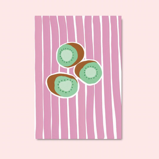 Kiwi | Art Print | Colourful Fruit