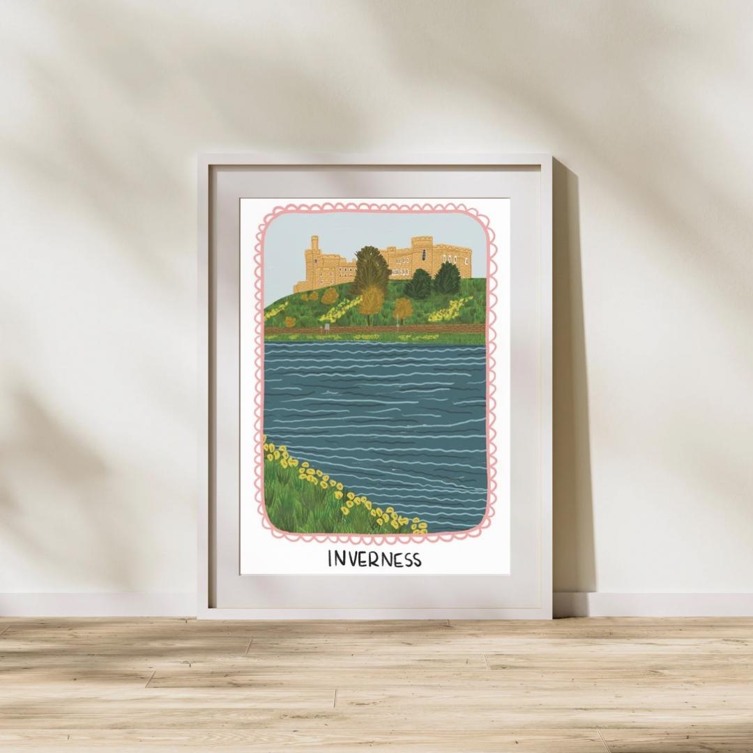 Inverness Illustration | A4 Art Print
