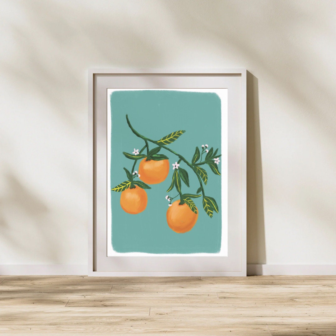Oranges A4 Art Print