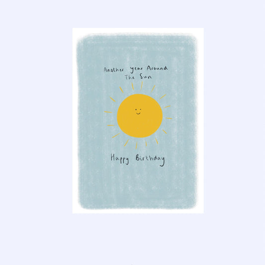 Another Year Around the Sun Birthday Card