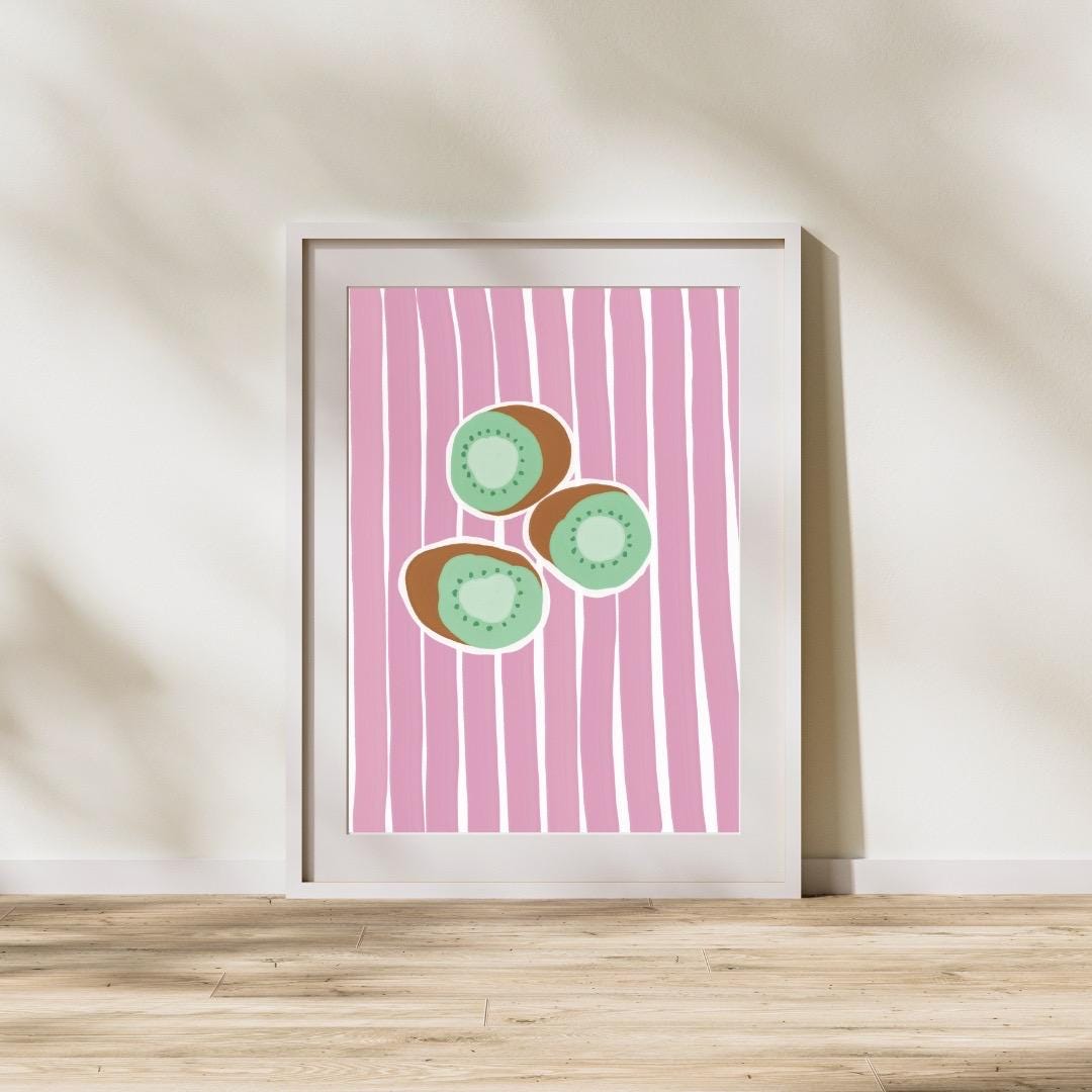 Kiwi | Art Print | Colourful Fruit