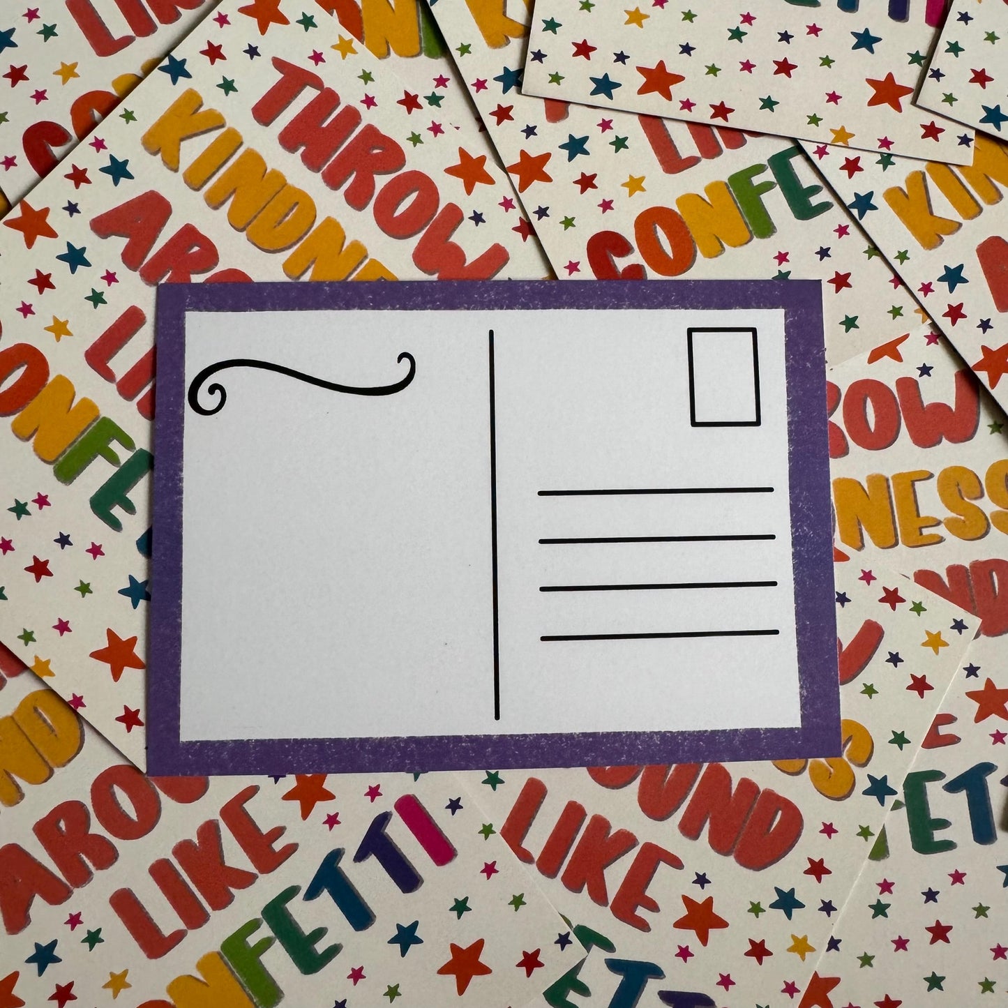Throw Kindness Around Like Confetti | A6 Postcard