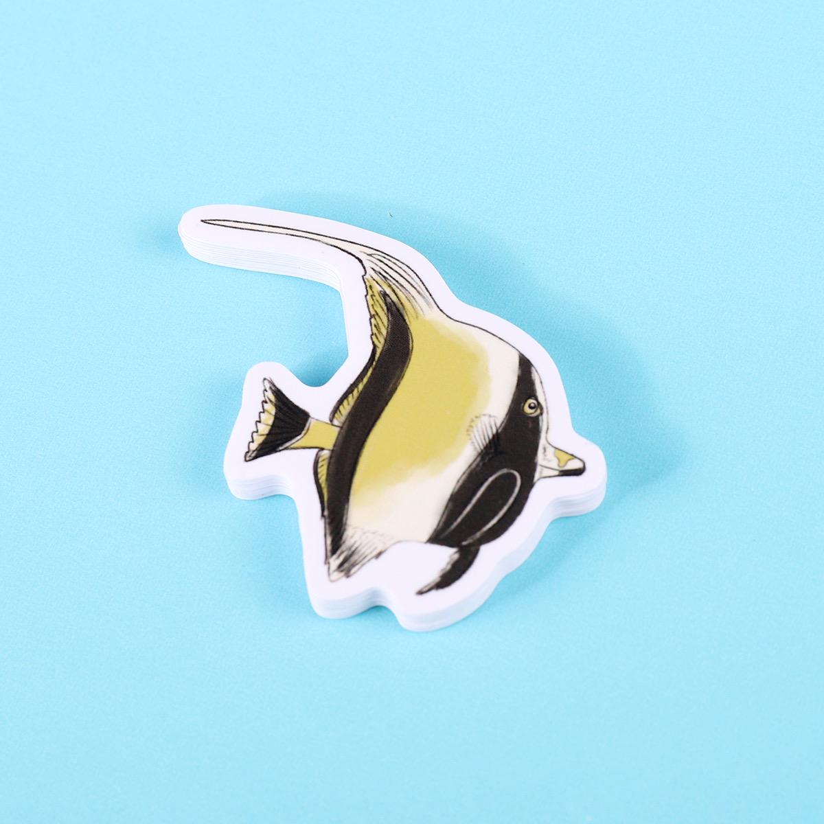 Moorish Idol Fish Sticker