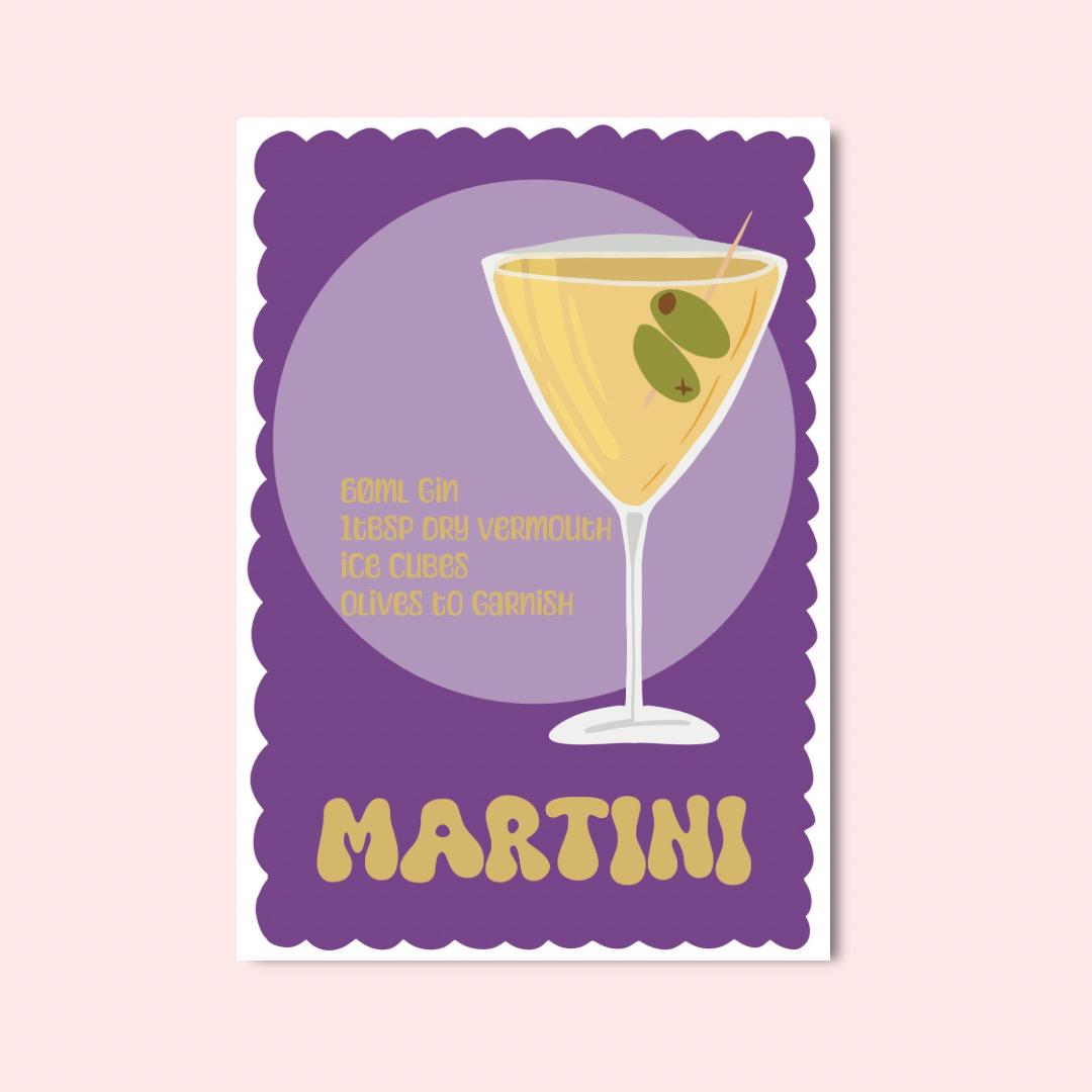 Martini | A4 Art Print