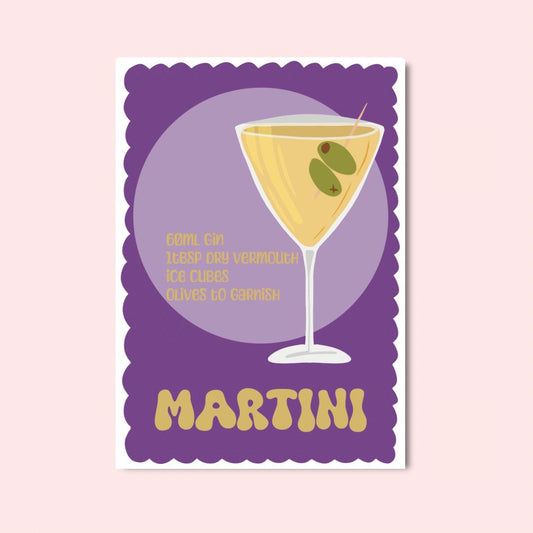 Martini | A4 Art Print