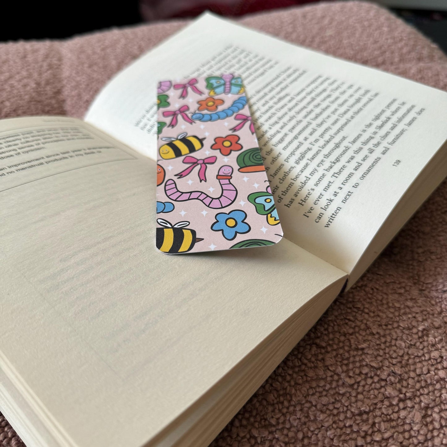 Bugs and Flowers Bookmark