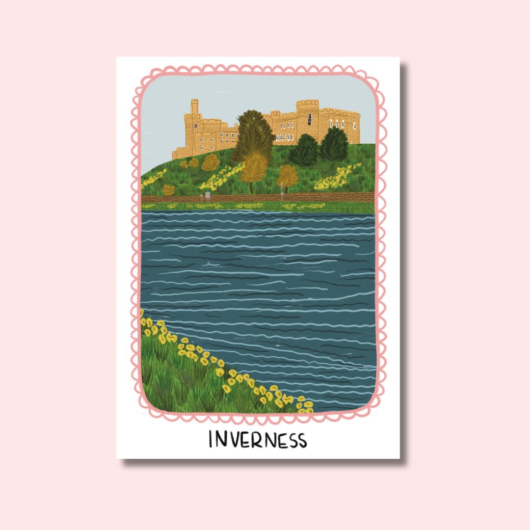 Inverness Illustration | A4 Art Print