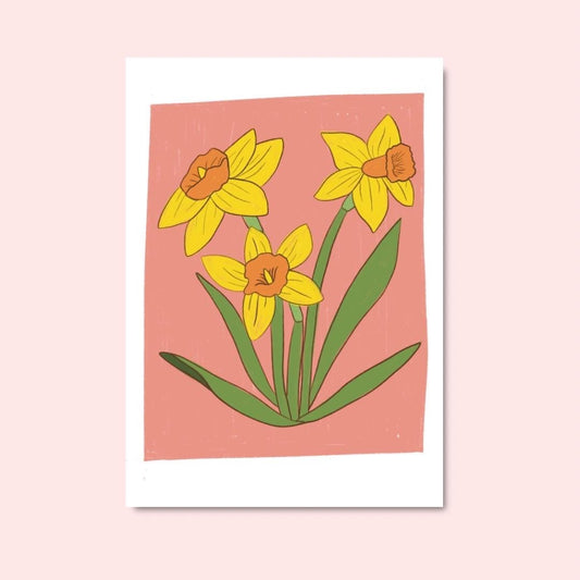 Welsh Daffodil A4 Art Print