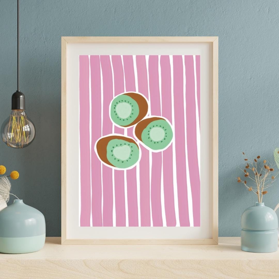 Kiwi | Art Print | Colourful Fruit