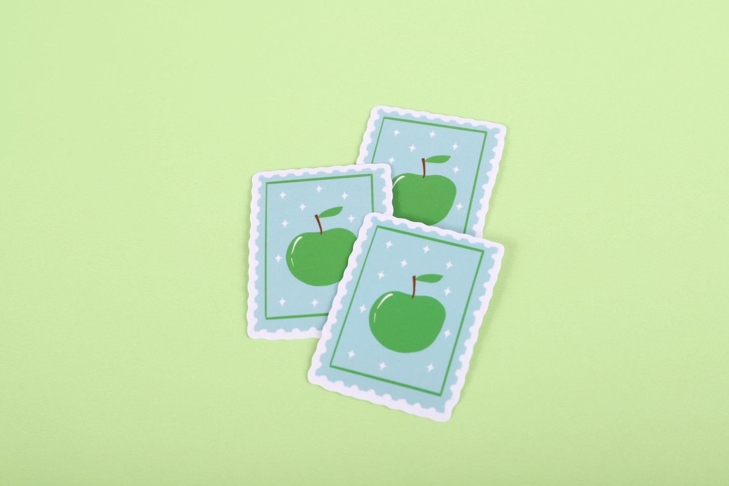 Apple stamp Sticker
