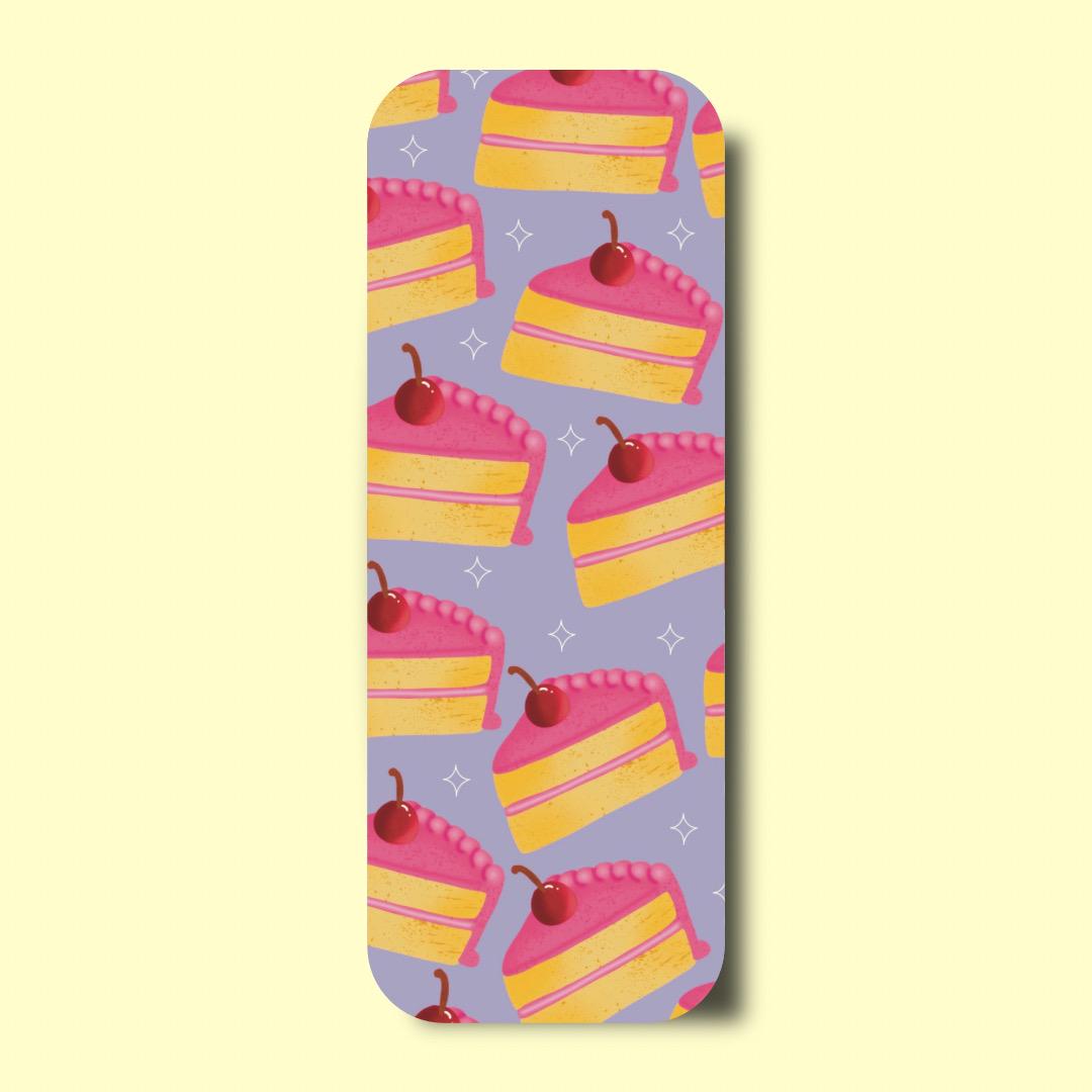 Cake Slice Bookmark: 300gsm Card Stock