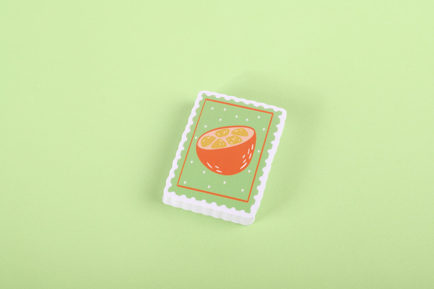 Orange stamp | Sticker