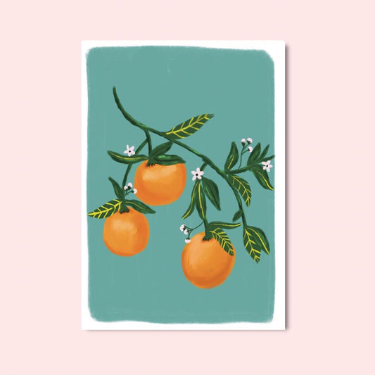 Oranges A4 Art Print
