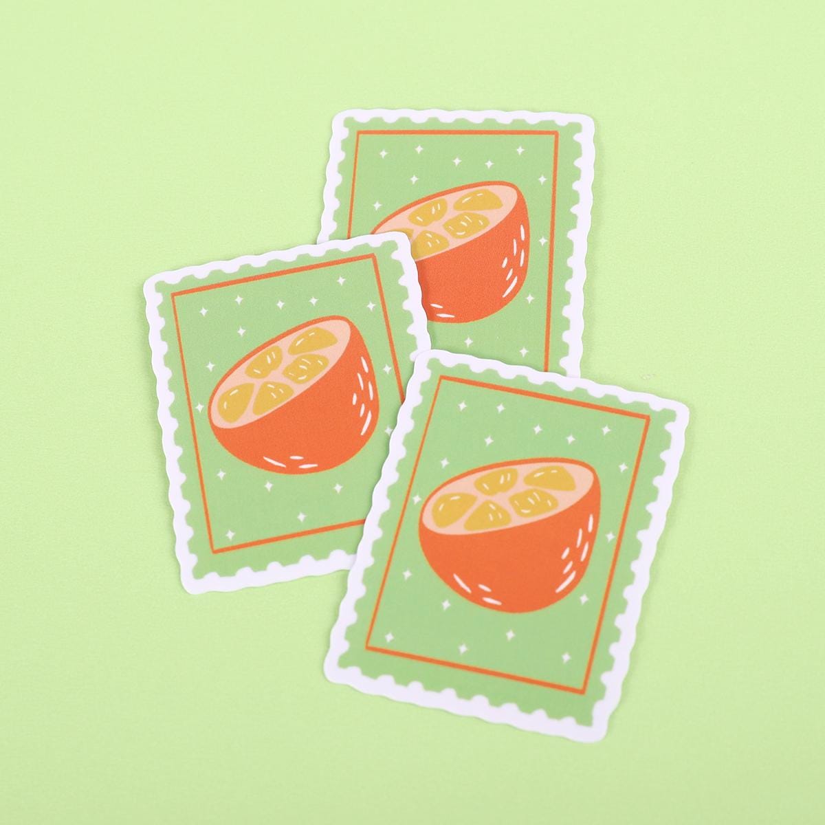 Orange stamp | Sticker