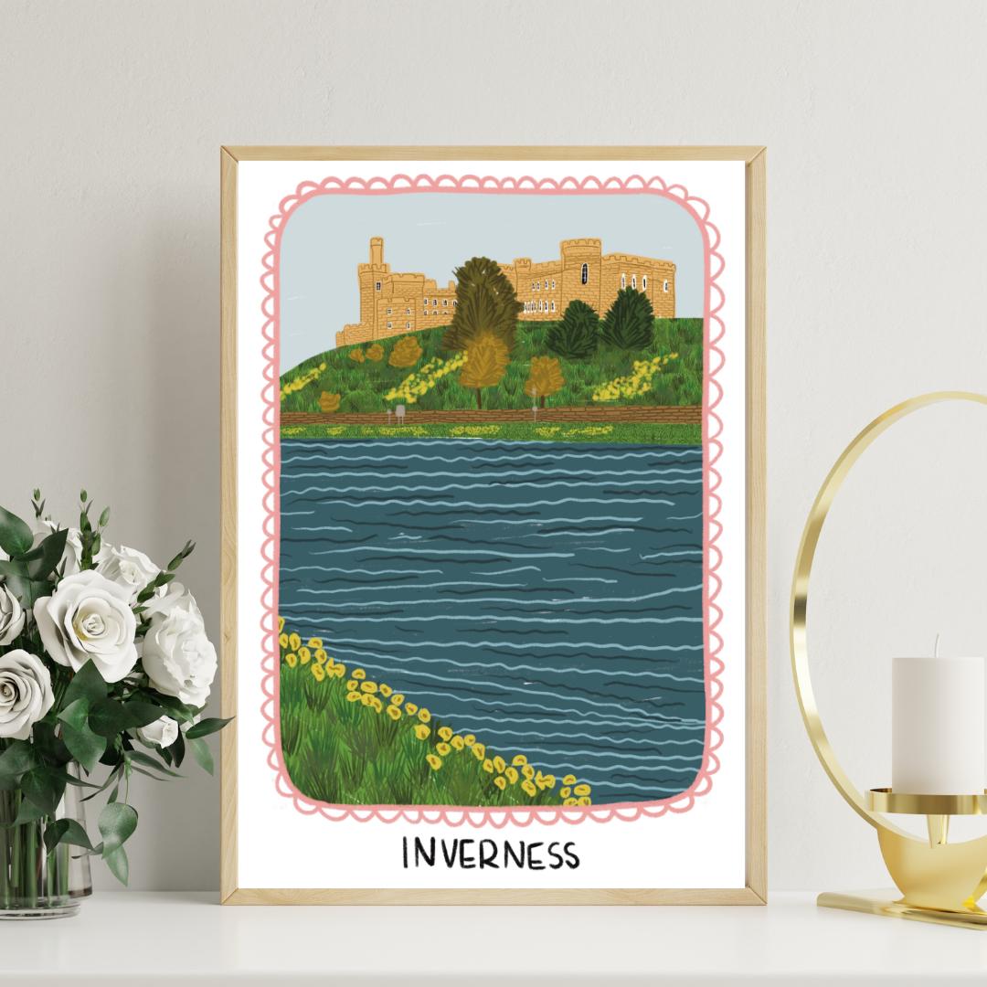 Inverness Illustration | A4 Art Print