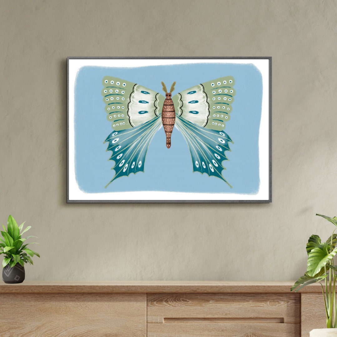 Moth A4 Art Print