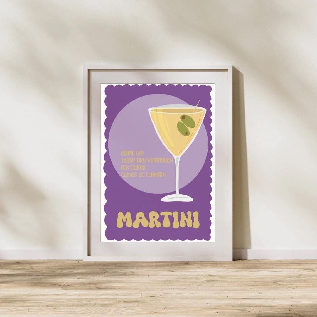Martini | A4 Art Print