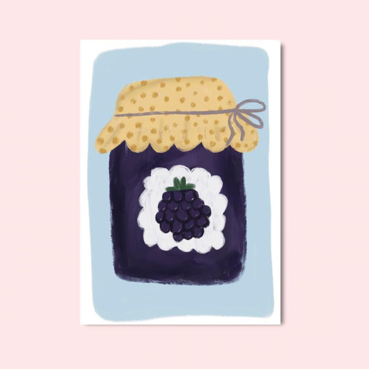 Blackcurrant Jam A4 Art Print