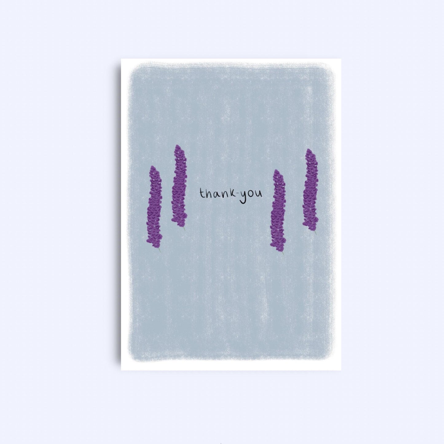 Floral Thank You Card: A6 Greeting Card with Kraft Envelope