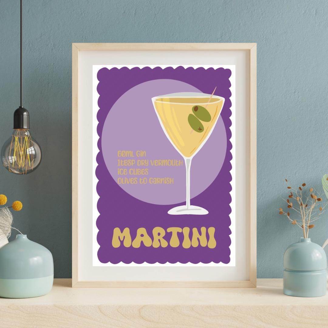 Martini | A4 Art Print