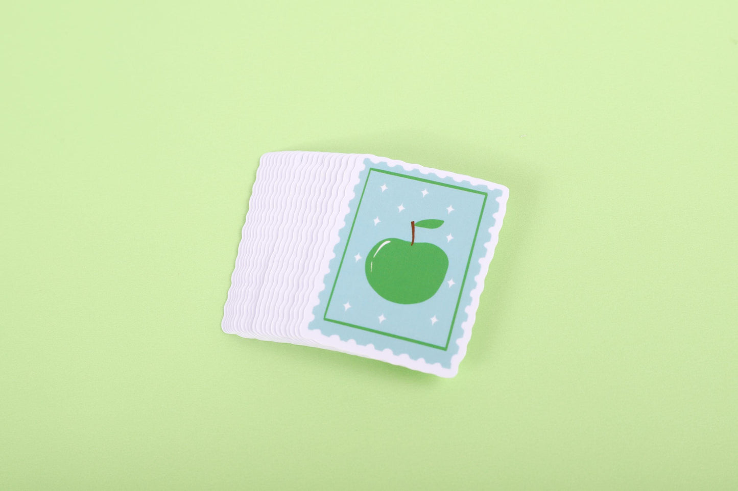Apple stamp Sticker