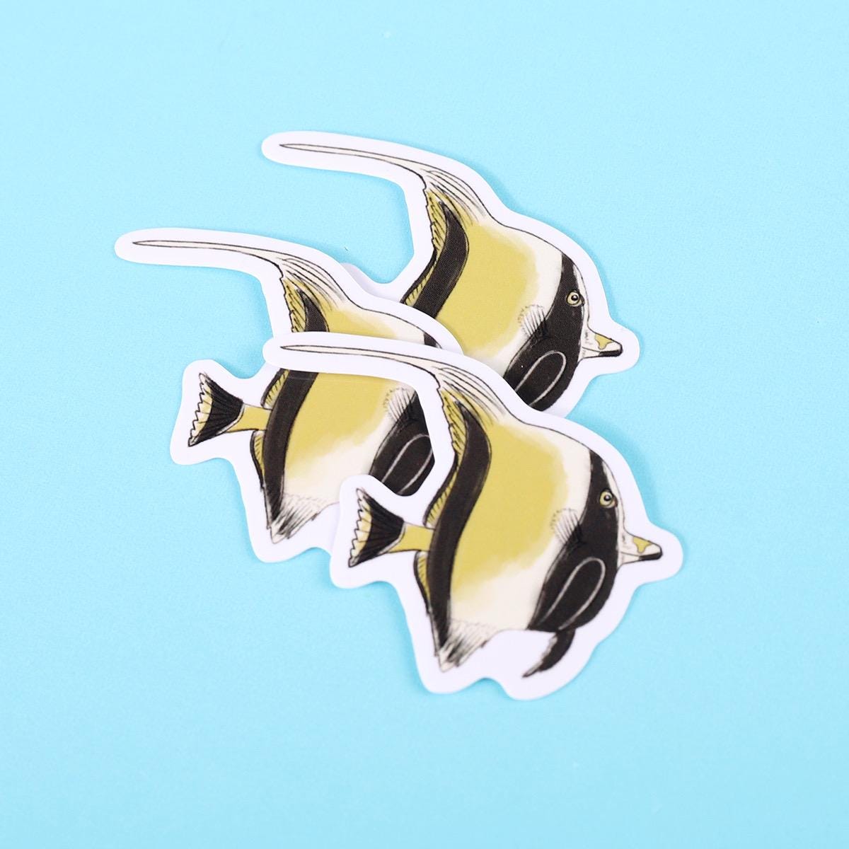 Moorish Idol Fish Sticker