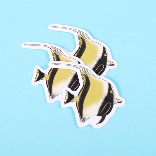 Moorish Idol Fish Sticker