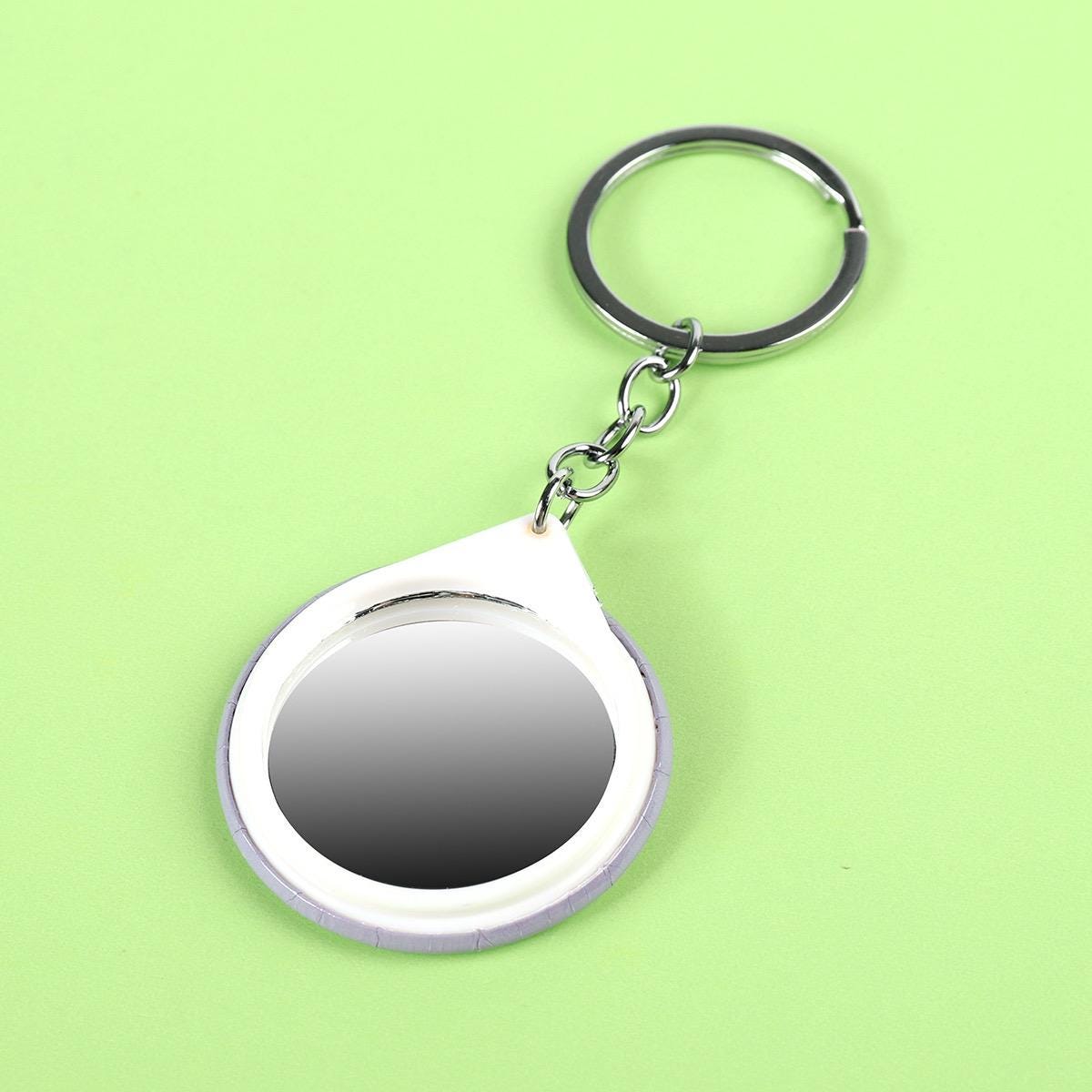 Anxious but cute | Compact mirror key chain