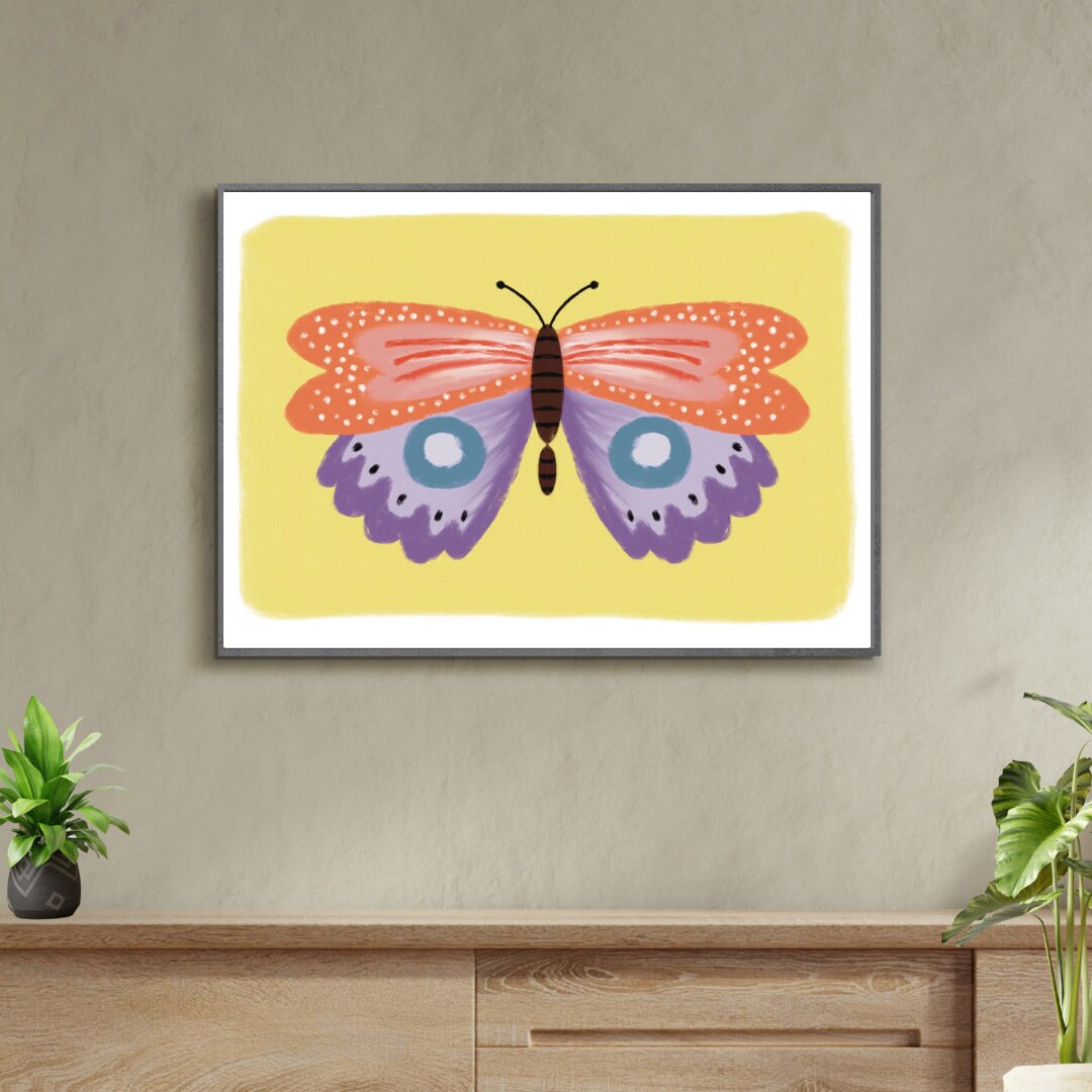 Butterfly A4 Art Print