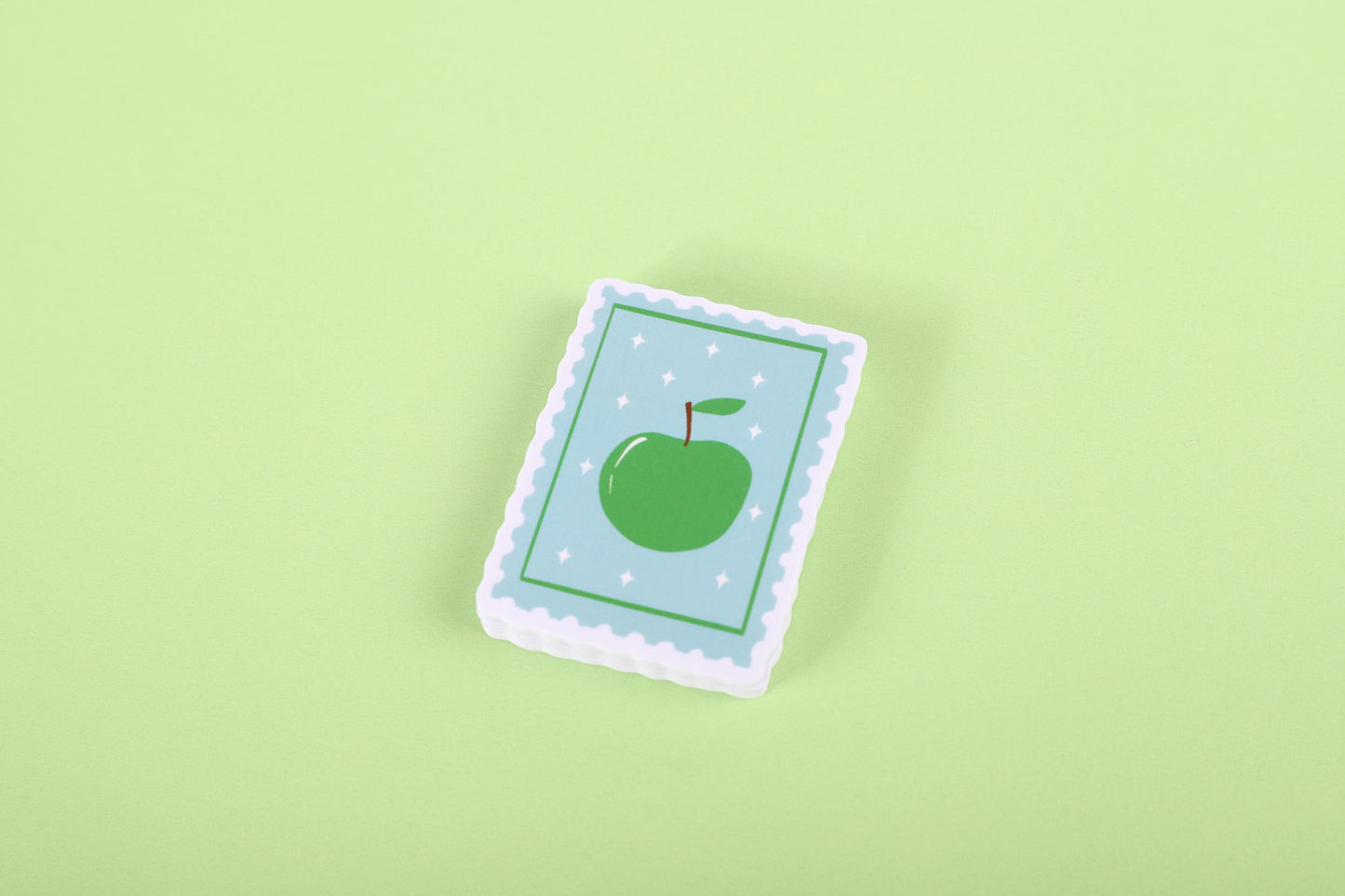 Apple stamp Sticker
