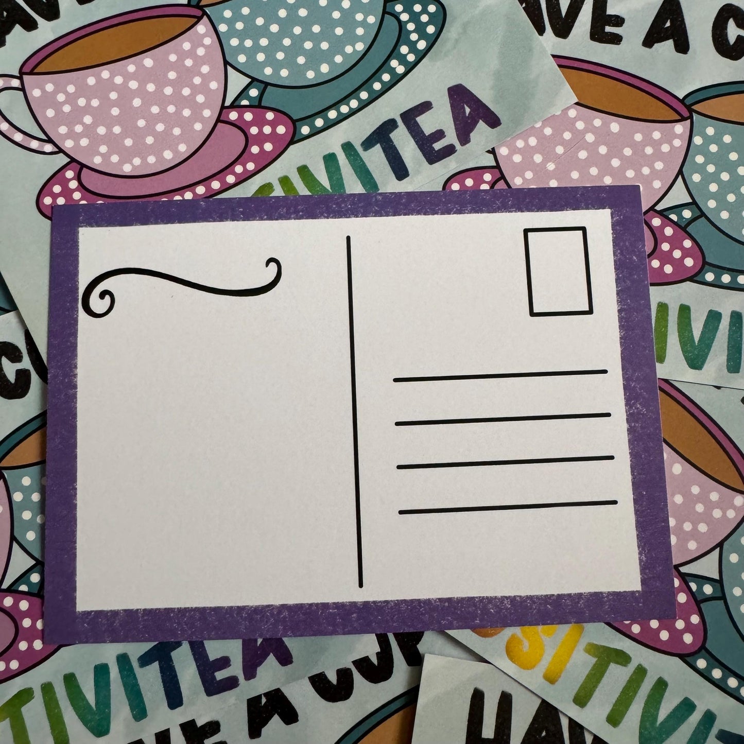 Have A Cup Of Positivitea | A6 Postcard