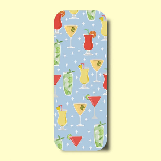 Cocktails Bookmark: 300gsm Card