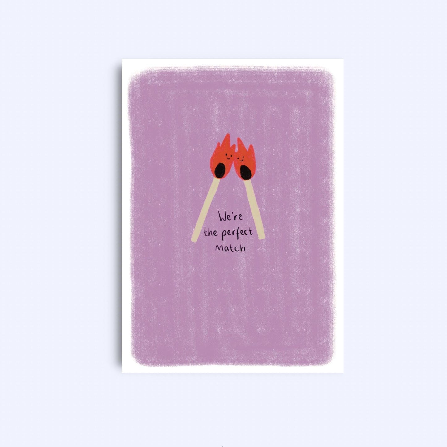 Were the perfect match | A6 Greeting Card With Envelope | For him, her | Boyfriend, girlfriend, friend, wife, husband