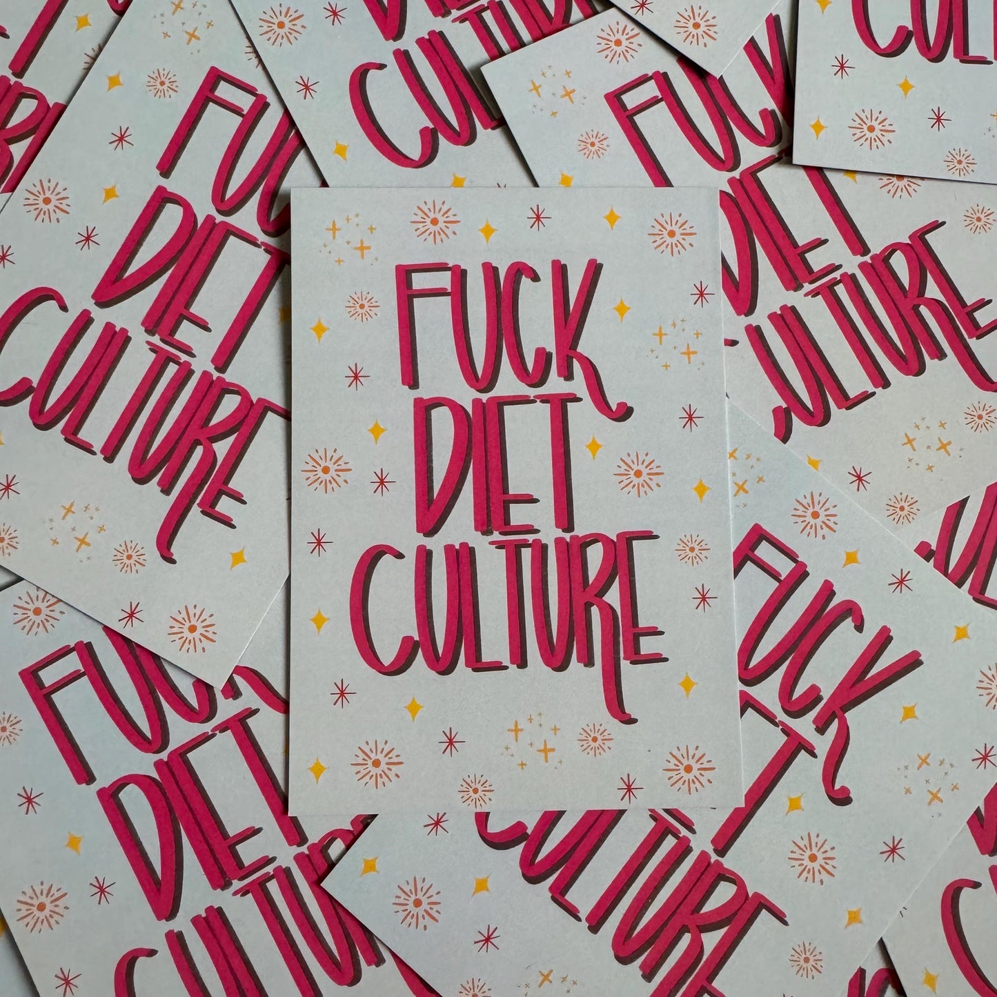 F*ck Diet Culture | A6 Postcard