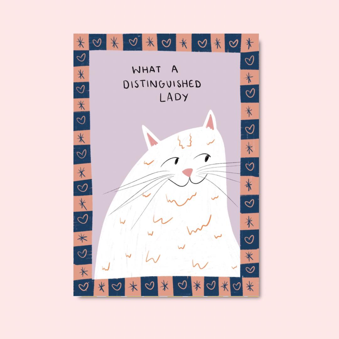 What a distinguished gentleman | A4 Art Print