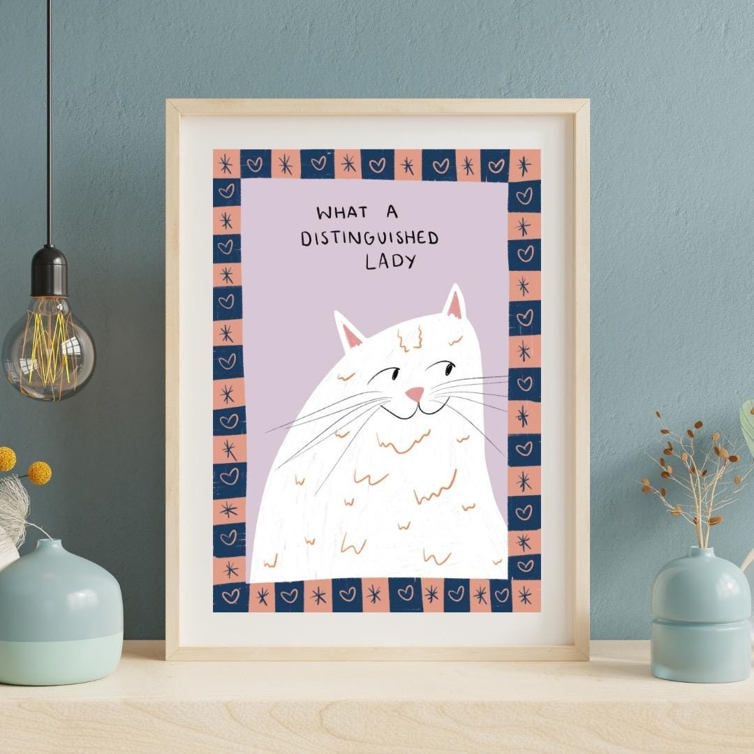 What a distinguished gentleman | A4 Art Print