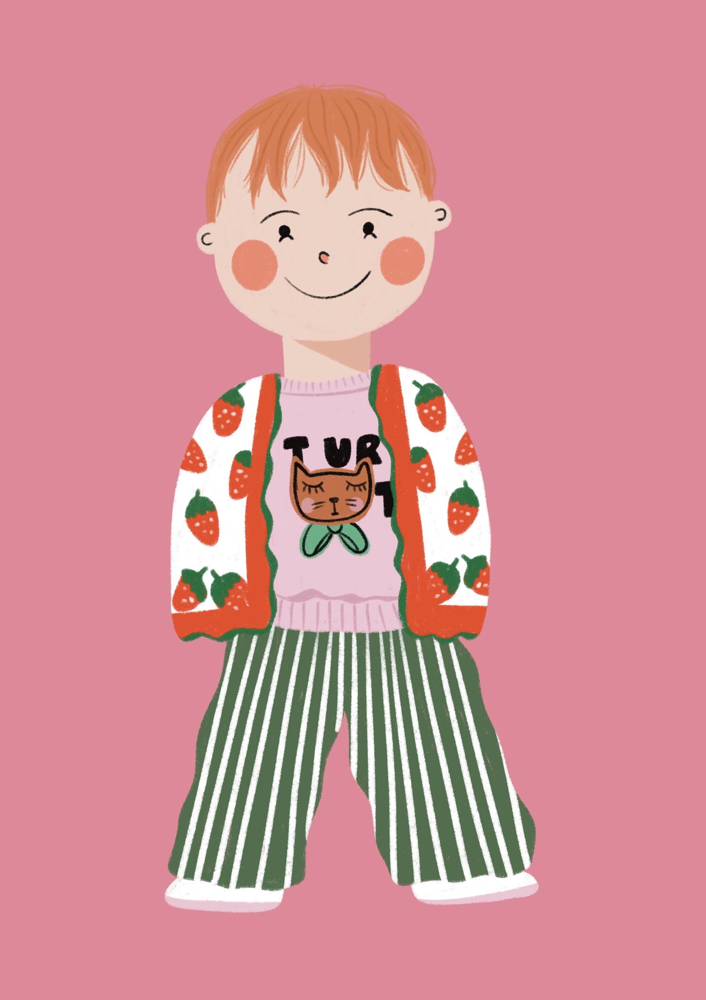 Custom full length portrait illustration