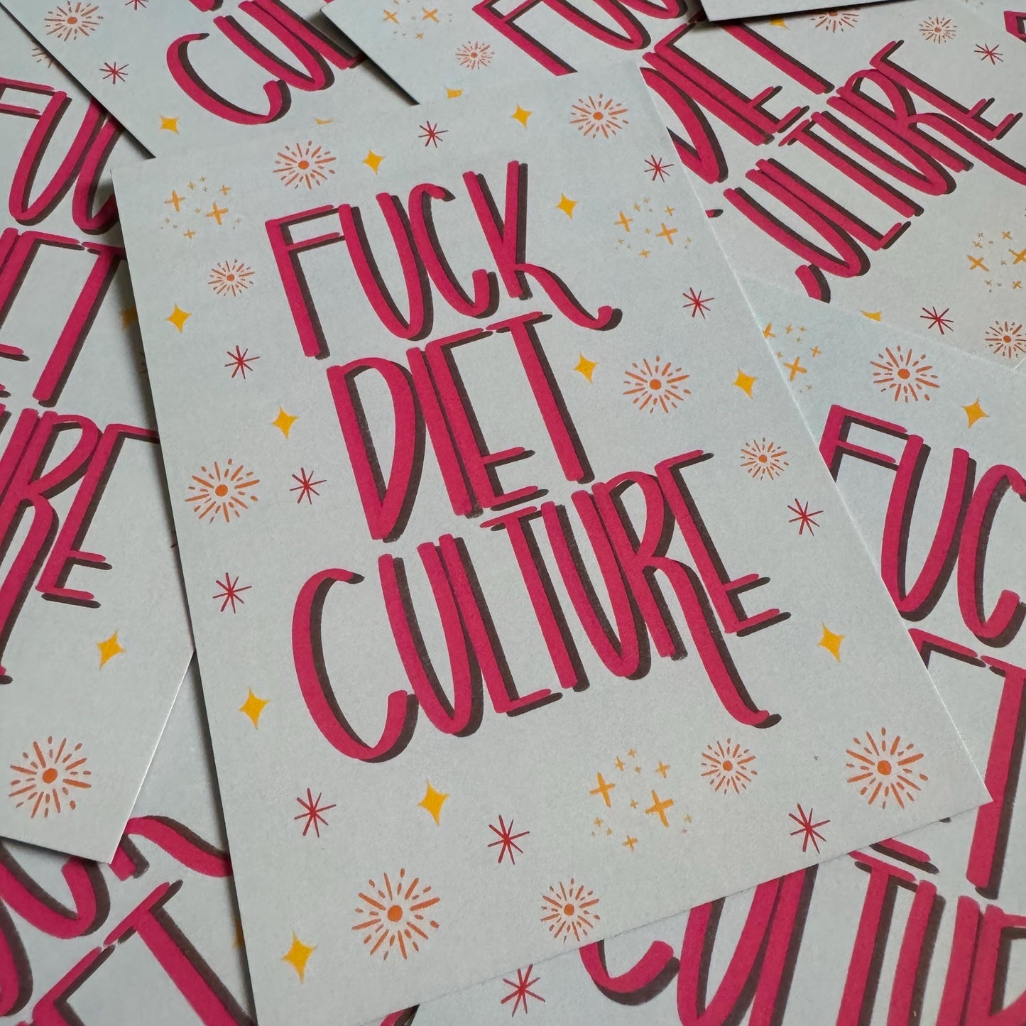 F*ck Diet Culture | A6 Postcard