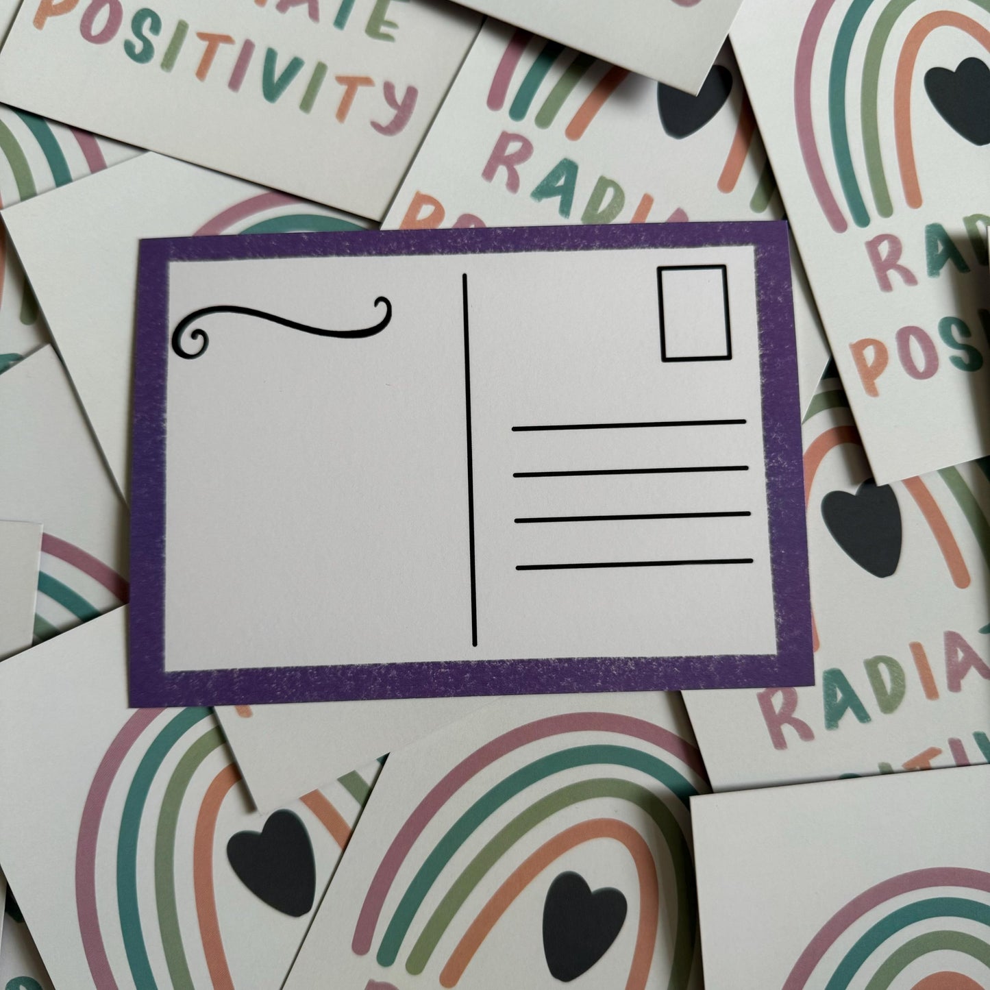 Radiate Positivity | A6 Postcard